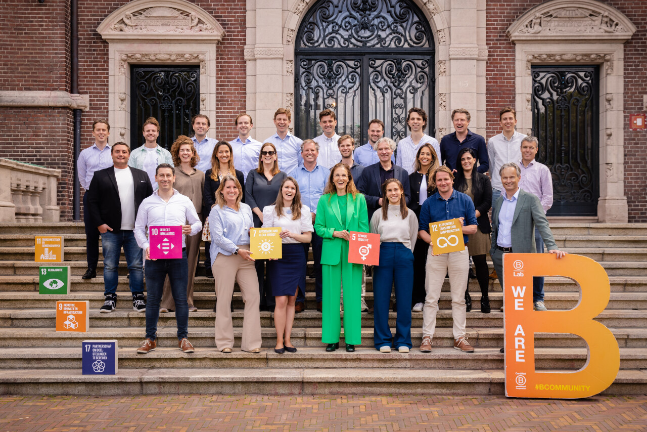 StartGreen Capital Teamfoto 2025 met SDG's
